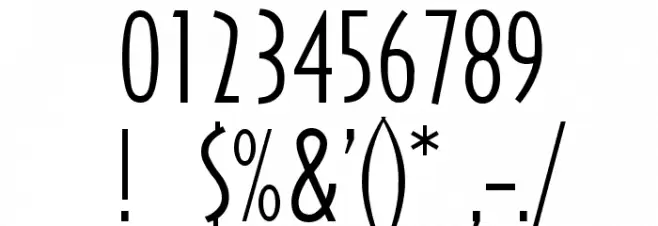 CassandraConden フォント その他の文字