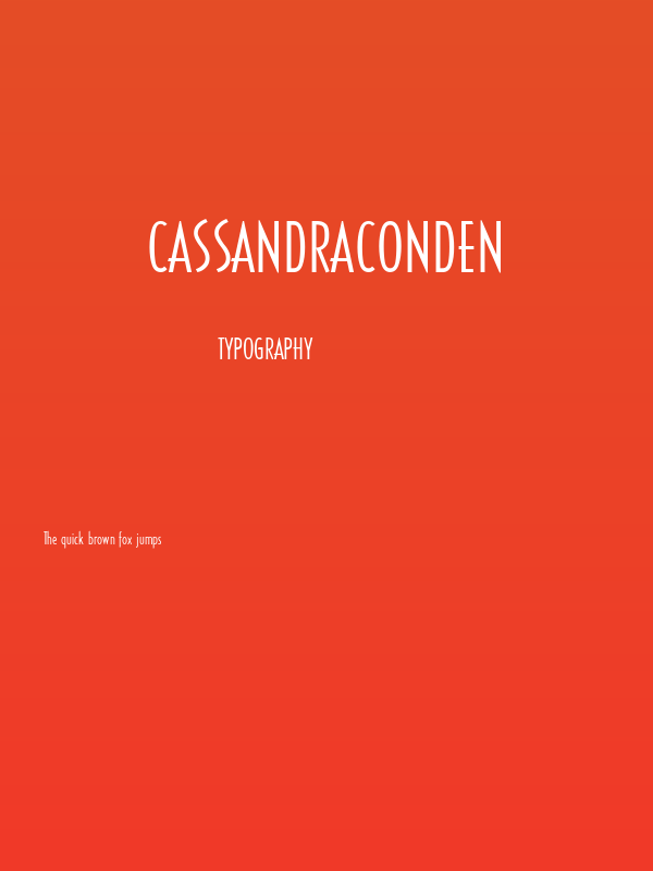 CassandraConden Poster