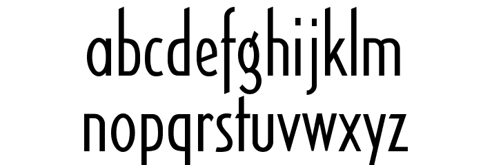 CassandraConden Font LOWERCASE