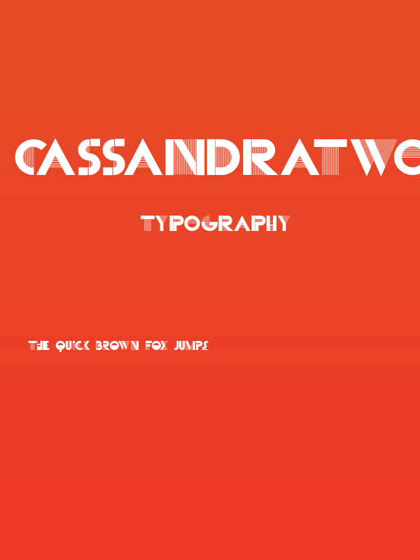 CassandraTwo Poster