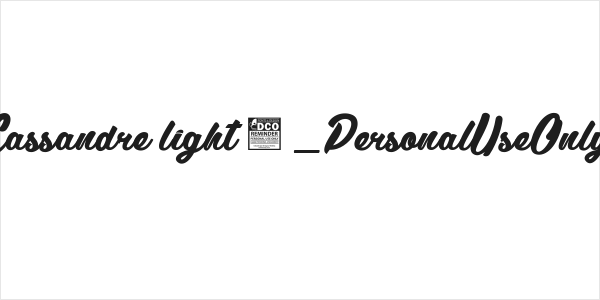 Cassandre light2_PersonalUseOnly Logo