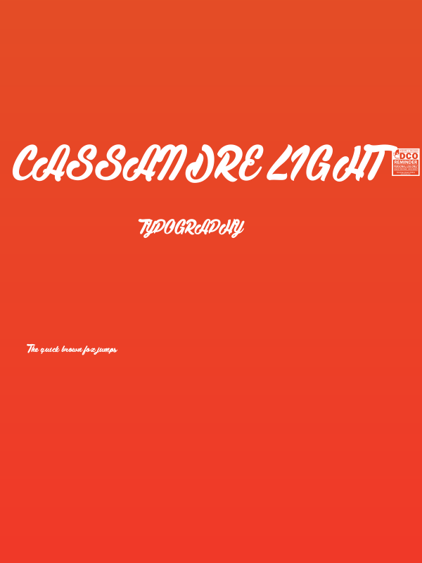 Cassandre light2_PersonalUseOnly Poster