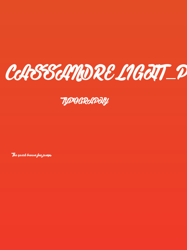 Cassandre light_PersonalUseOnly Poster