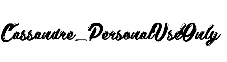 Cassandre_PersonalUseOnly  font caratteri gratis