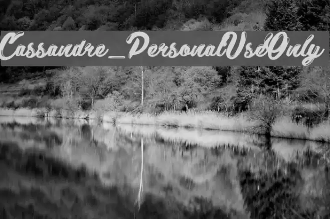 Cassandre_PersonalUseOnly Font examples
