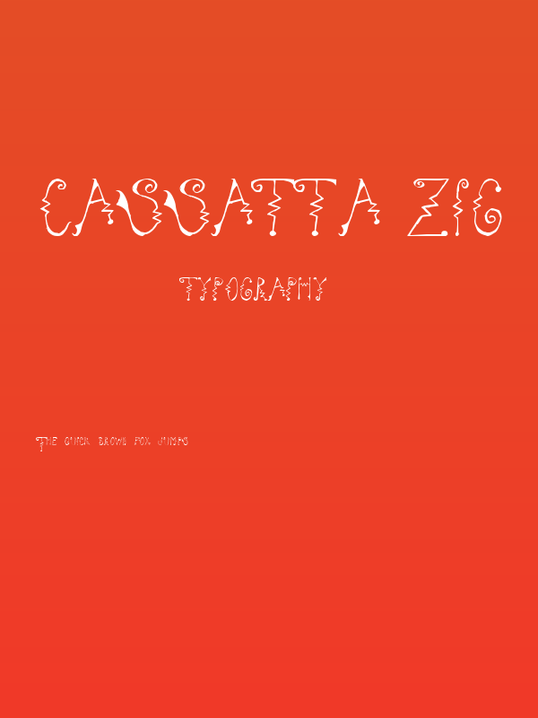 Cassatta Zig Poster
