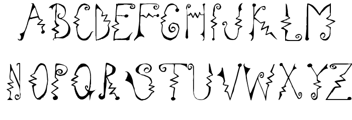 Cassatta Zig Font Litere mici
