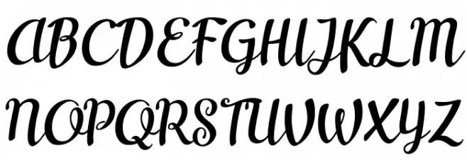 Casseron-Script Schriftart Groß