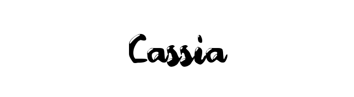 Cassia  Скачать бесплатные шрифты