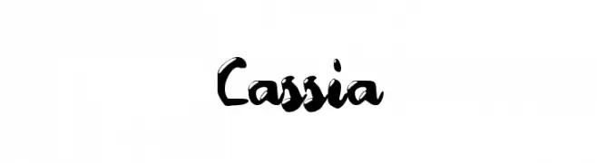 Cassia  フリーフォントのダウンロード