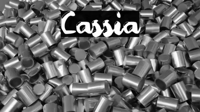 Cassia Font examples