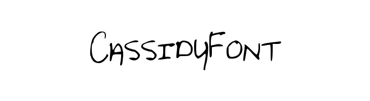 CassidyFont  font caratteri gratis