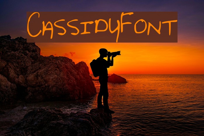 CassidyFont Font examples