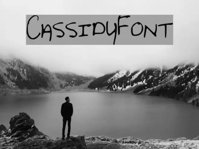 CassidyFont Font examples