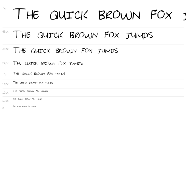 CassidyFont Waterfall