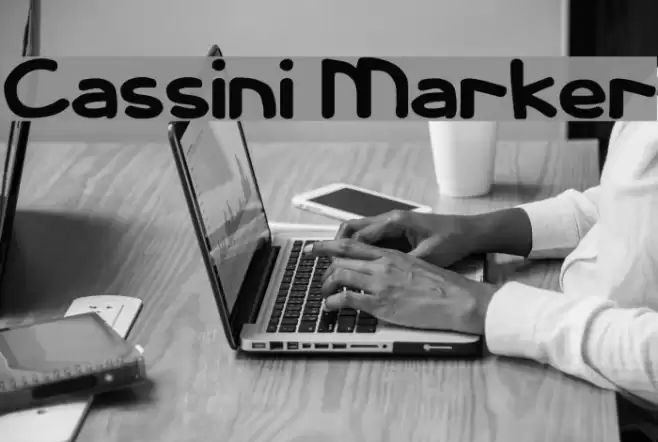 Cassini Marker Font examples