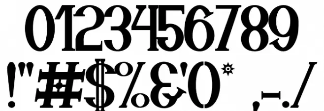 Cassiopea Font OTHER CHARS