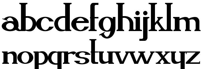 Cassiopea Font Litere mici