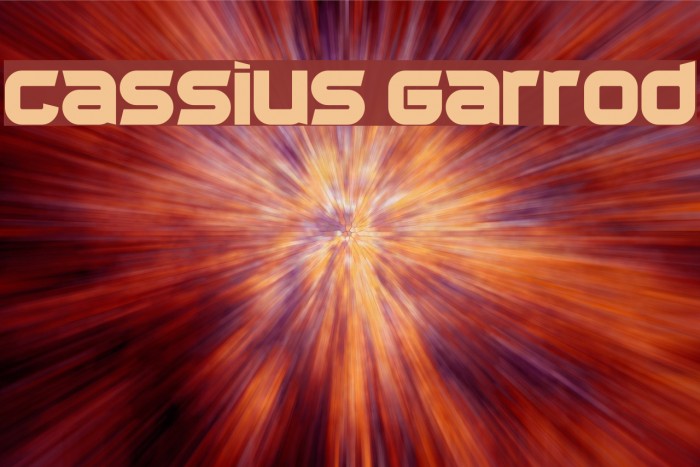 Cassius Garrod Example 1