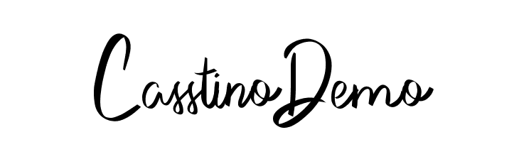 CasstinoDemo  Frei Schriftart Herunterladen