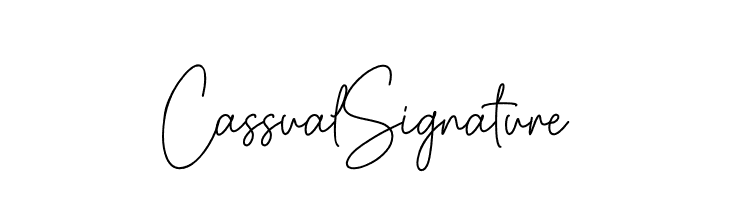 Cassual Signature  免费字体下载