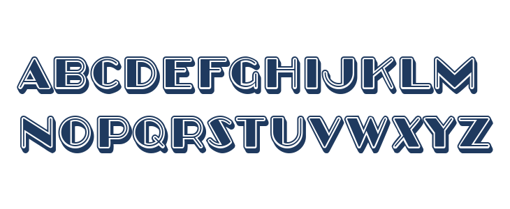 Cast Filled Regular Lowercase