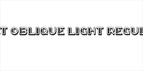 Cast Oblique Light Regular Logo