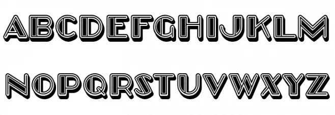 Cast Oblique Regular Schriftart Groß