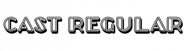 Cast Regular  Скачать бесплатные шрифты