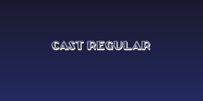 Cast Regular Social Header