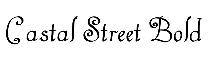 Castal Street Bold Font