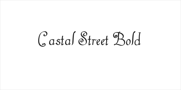 Castal Street Bold Logo
