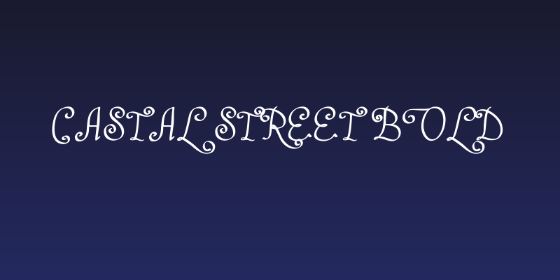 Castal Street Bold Social Header