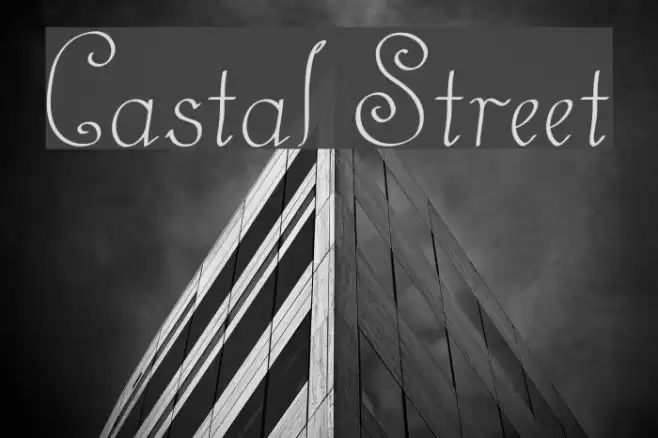 Castal Street Font examples