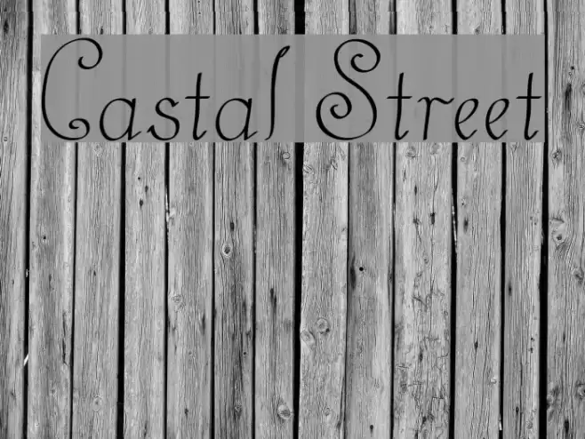 Castal Street Font examples