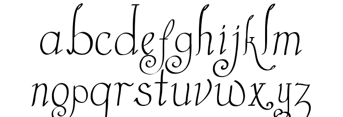 Castal Street Font LOWERCASE