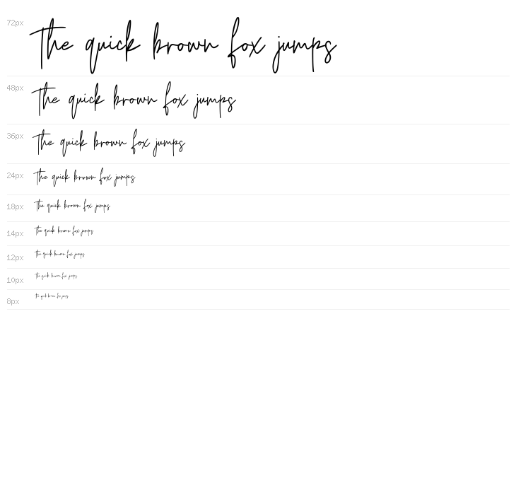 Castallier Free Font Waterfall