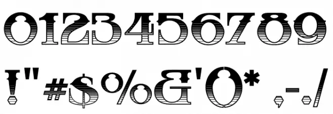 CastawayInlinev-MediumInline Font OTHER CHARS