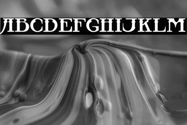 CastawaySolidv-MediumInline Font examples