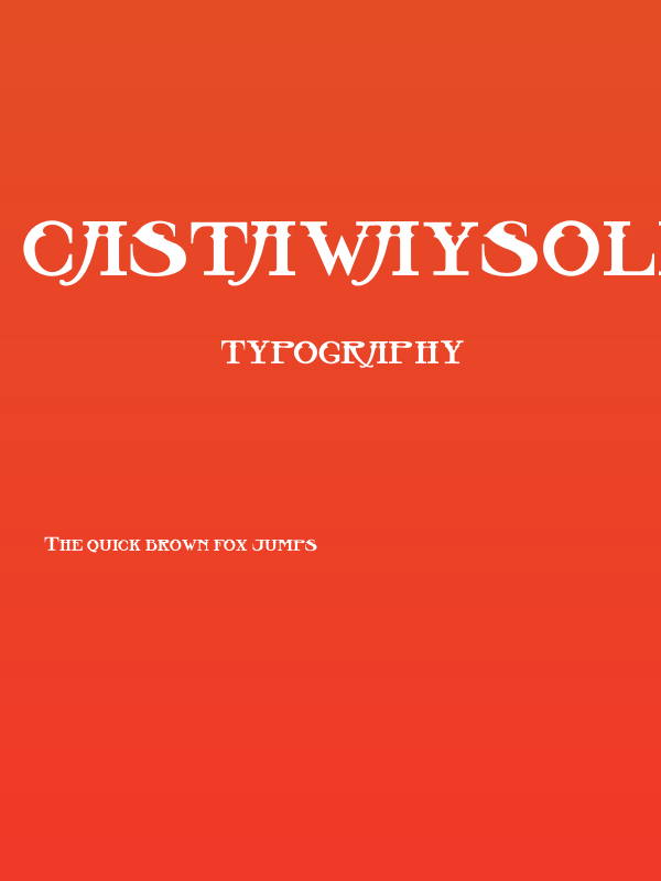 CastawaySolidv-MediumInline Poster