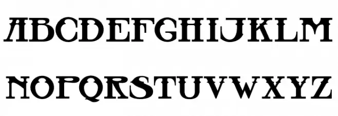 CastawaySolidv-MediumInline 字体 小写