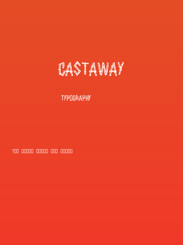 Castaway Poster