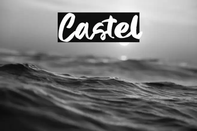 Castel Шрифта examples