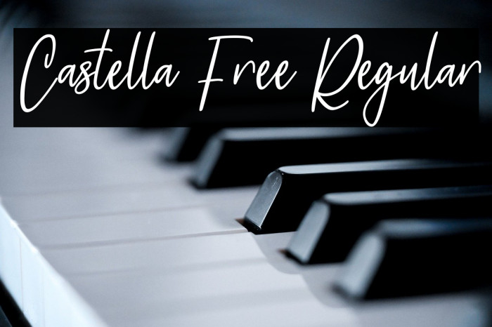 Castella Free Regular Example 1