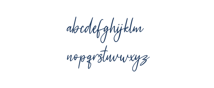 Castella Free Regular Lowercase