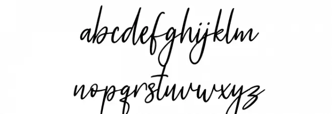 Castella Free Regular Caratteri MINUSCOLO