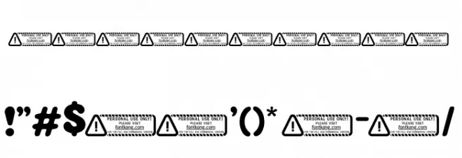 Castelle フォント その他の文字