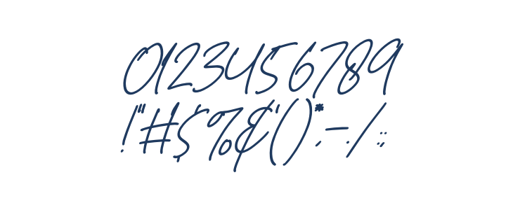 Castello Italic Other Characters