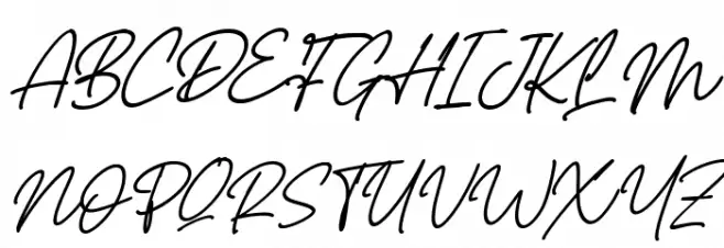 Castello Italic 字体 大写