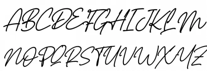 Castello Italic फ़ॉन्ट अपरकेस
